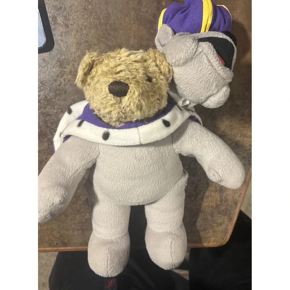 James Madison University Plush Duke Dog Bulldog Teddy Bear Mascot College JMU